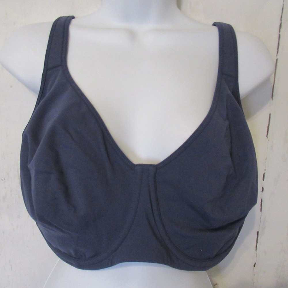 Delimira Bra 42G Blue Full Coverage Back Closure Underwire W729